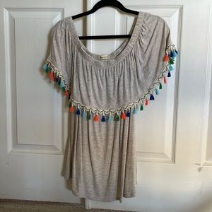 Flirty tassel top